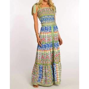 NEW ELIZABETH JAMES THE LABEL mae skirt in spring mixed stripe